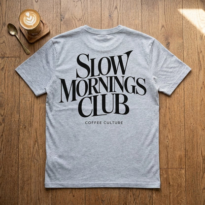 Slow Mornings Club Coffee Culture - Premium Tee