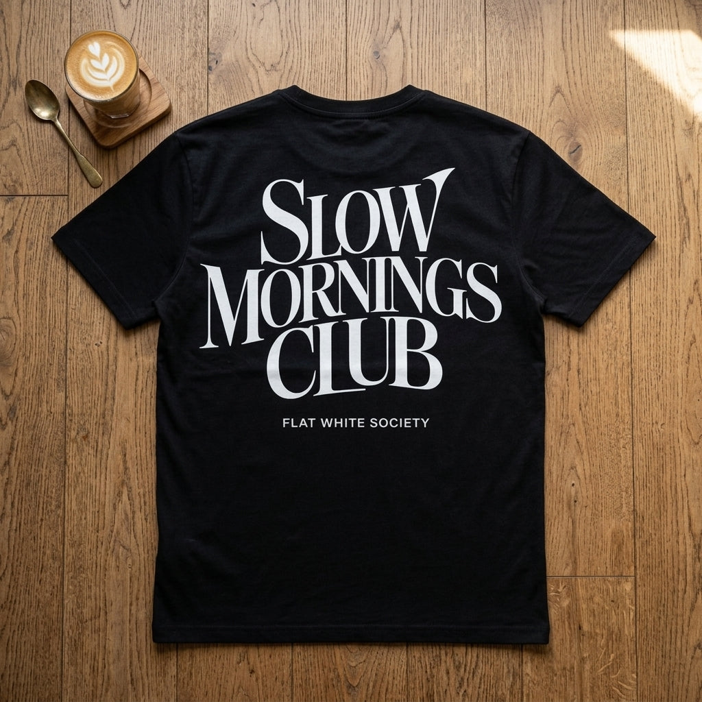 Slow Mornings Club – Premium Tee