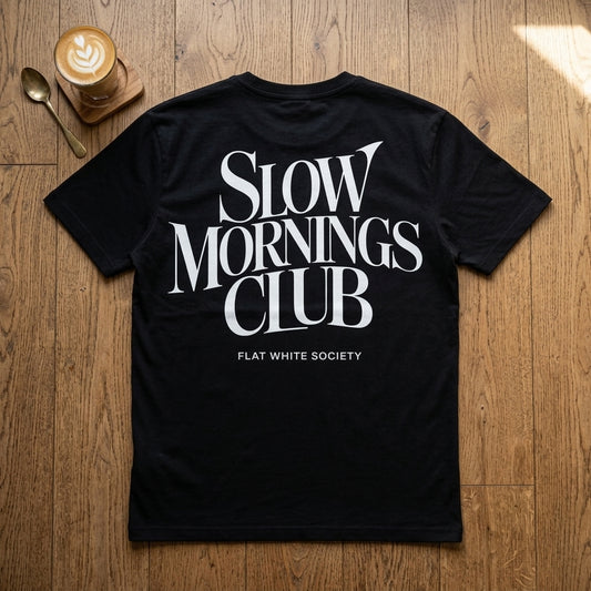 Slow Mornings Club – Premium Tee