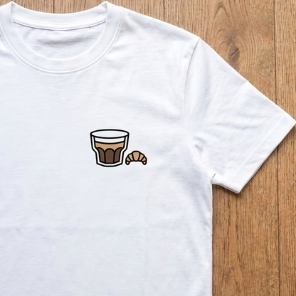 Flat White & Croissant - Premium Tee