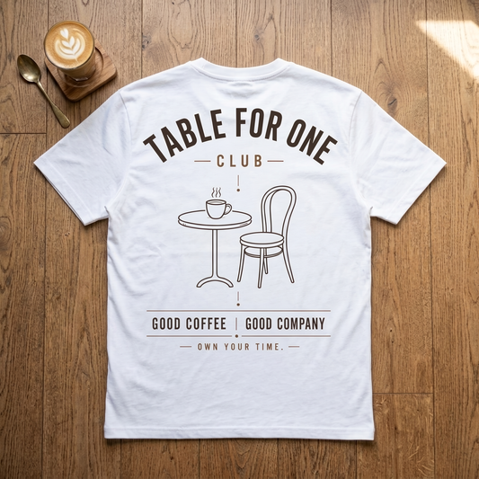 Table For One Club - Premium Tee